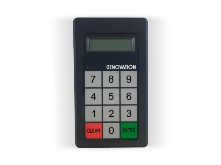 Compact calculator-style keypad device