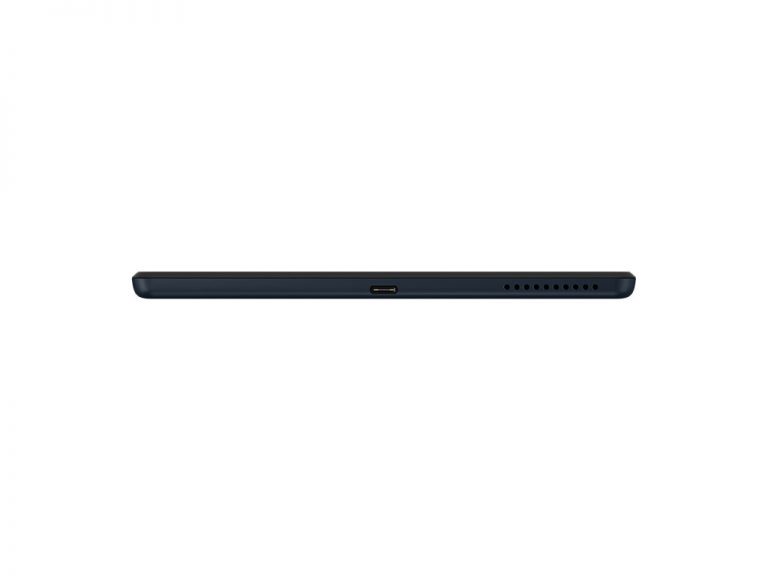 Minimalist laptop design, side perspective