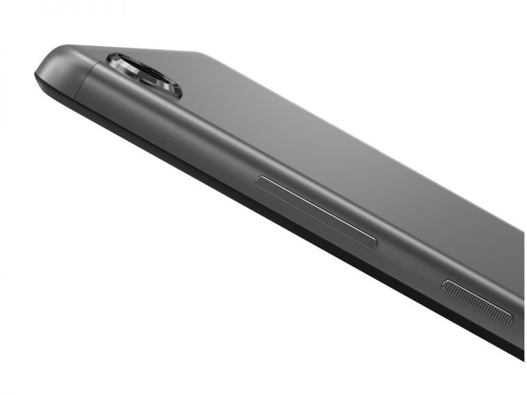 Smartphone side view with camera lens