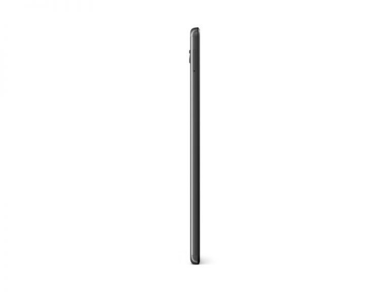 Side view of a black smartphone