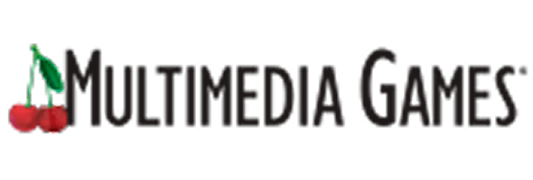 Black background Multimedia Games emblem