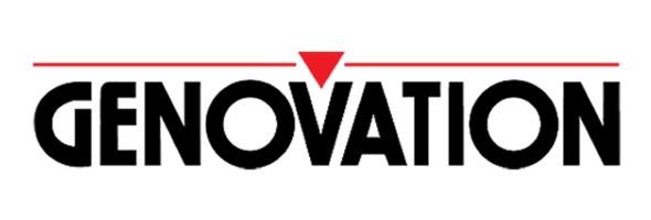 Simple red triangle with horizontal line.